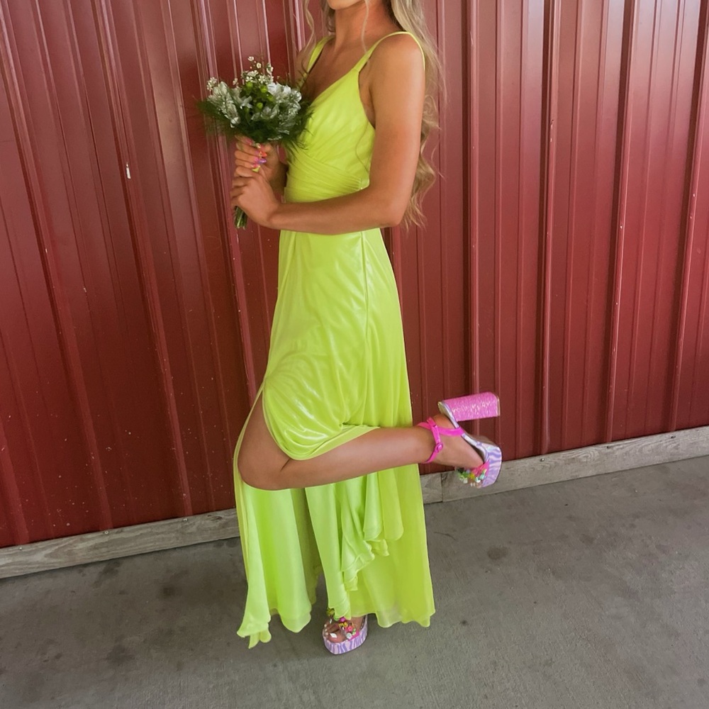 Yellow/Green Prom Dress